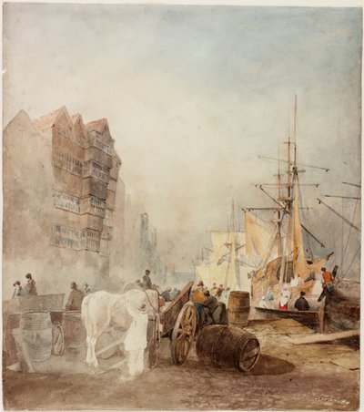 Die Uferpromenade, Newcastle upon Tyne von Luke Clennell